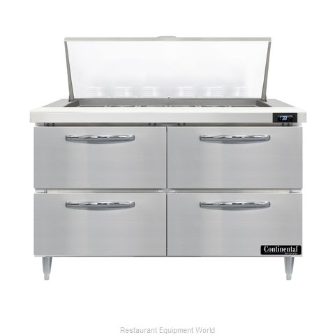 Continental Refrigerator D48N18M-D Refrigerated Counter, Mega Top Sandwich / Sal