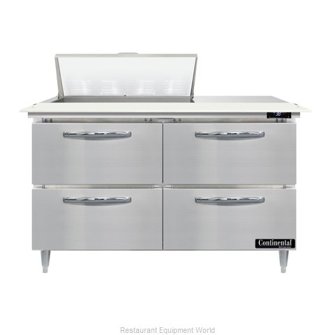 Continental Refrigerator D48N8C-D Refrigerated Counter, Sandwich / Salad Unit