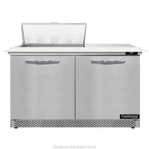 Continental Refrigerator D48N8C-FB Refrigerated Counter, Sandwich / Salad Unit (Magnified)