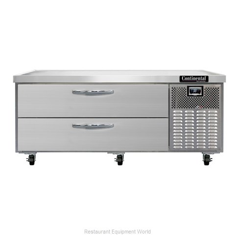 Continental Refrigerator D60GN Equipment Stand, Refrigerated Base (Magnified)