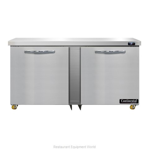 Continental Refrigerator D60N-U Refrigerator, Undercounter, Reach-In