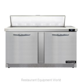 Continental Refrigerator D60N12-FB Refrigerated Counter, Sandwich / Salad Unit