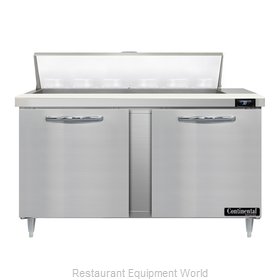 Continental Refrigerator D60N12 Refrigerated Counter, Sandwich / Salad Unit