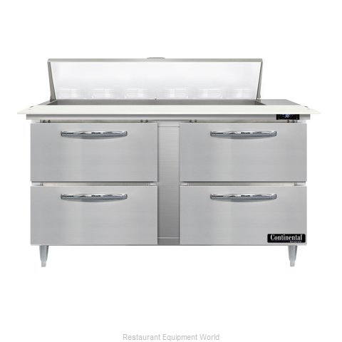 Continental Refrigerator D60N12C-D Refrigerated Counter, Sandwich / Salad Unit