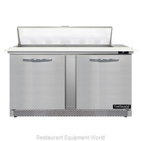 Continental Refrigerator D60N12C-FB Refrigerated Counter, Sandwich / Salad Unit