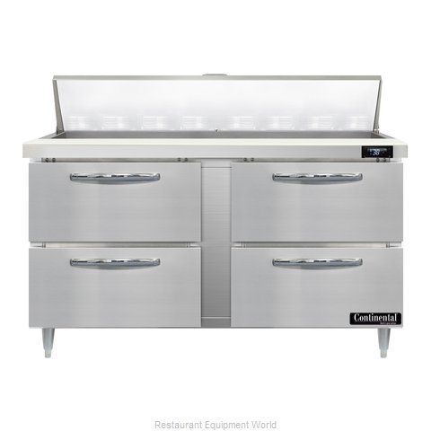 Continental Refrigerator D60N16-D Refrigerated Counter, Sandwich / Salad Unit (Magnified)