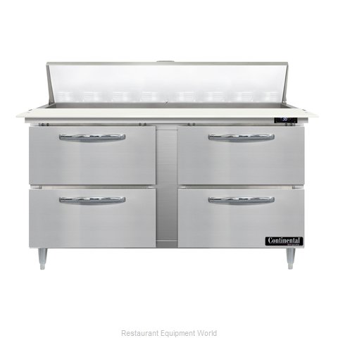 Continental Refrigerator D60N16C-D Refrigerated Counter, Sandwich / Salad Unit