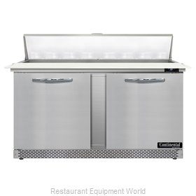 Continental Refrigerator D60N16C-FB Refrigerated Counter, Sandwich / Salad Unit