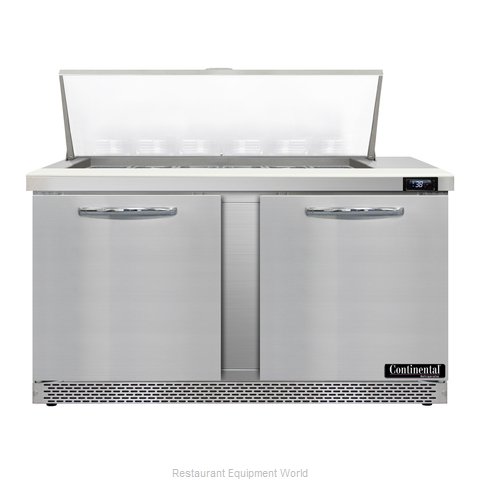 Continental Refrigerator D60N18M-FB Refrigerated Counter, Mega Top Sandwich / Sa (Magnified)