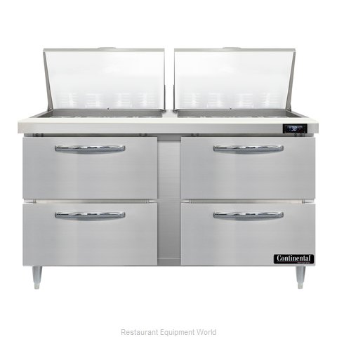 Continental Refrigerator D60N24M-D Refrigerated Counter, Mega Top Sandwich / Sal
