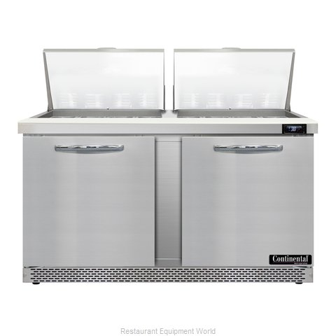 Continental Refrigerator D60N24M-FB Refrigerated Counter, Mega Top Sandwich / Sa (Magnified)
