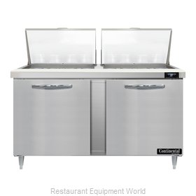 Continental Refrigerator D60N24M Refrigerated Counter, Mega Top Sandwich / Salad