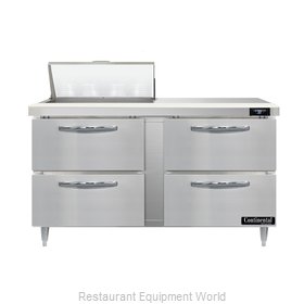 Continental Refrigerator D60N8-D Refrigerated Counter, Sandwich / Salad Unit