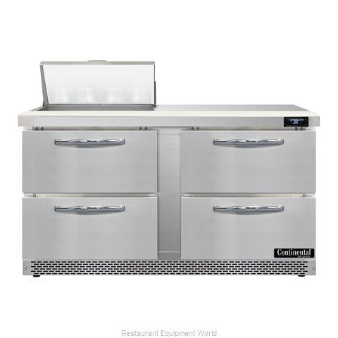 Continental Refrigerator D60N8-FB-D Refrigerated Counter, Sandwich / Salad Unit