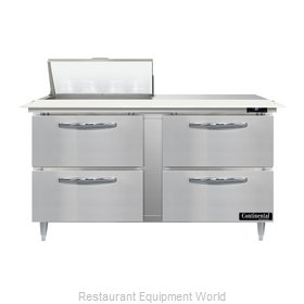 Continental Refrigerator D60N8C-D Refrigerated Counter, Sandwich / Salad Unit