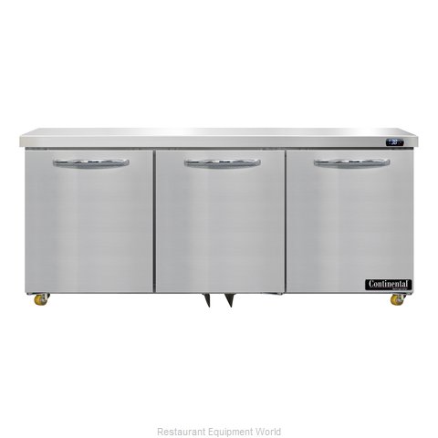 Continental Refrigerator D72N-U Refrigerator, Undercounter, Reach-In (Magnified)