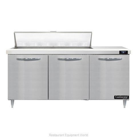 Continental Refrigerator D72N12 Refrigerated Counter, Sandwich / Salad Unit