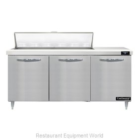 Continental Refrigerator D72N12 Refrigerated Counter, Sandwich / Salad Unit