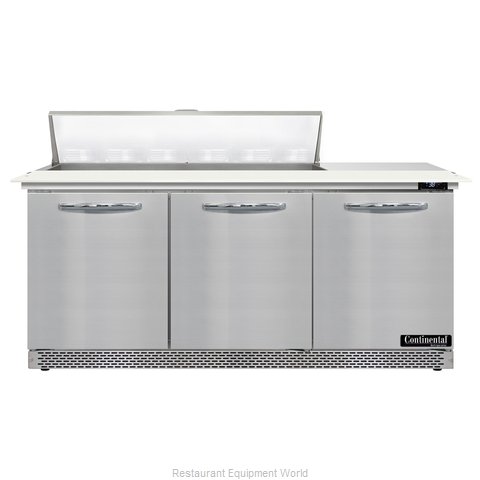 Continental Refrigerator D72N12C-FB Refrigerated Counter, Sandwich / Salad Unit