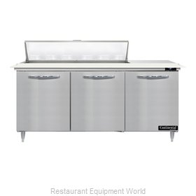 Continental Refrigerator D72N12C Refrigerated Counter, Sandwich / Salad Unit