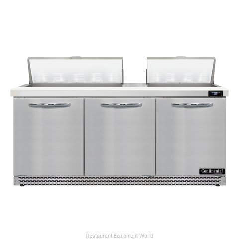 Continental Refrigerator D72N18-FB Refrigerated Counter, Sandwich / Salad Unit