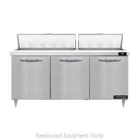 Continental Refrigerator D72N18 Refrigerated Counter, Sandwich / Salad Unit