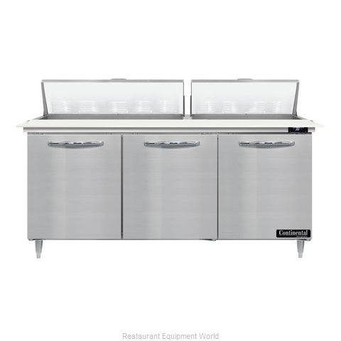 Continental Refrigerator D72N18C Refrigerated Counter, Sandwich / Salad Unit