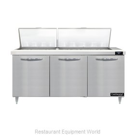 Continental Refrigerator D72N27M Refrigerated Counter, Mega Top Sandwich / Salad