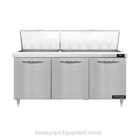 Continental Refrigerator D72N30M Refrigerated Counter, Mega Top Sandwich / Salad