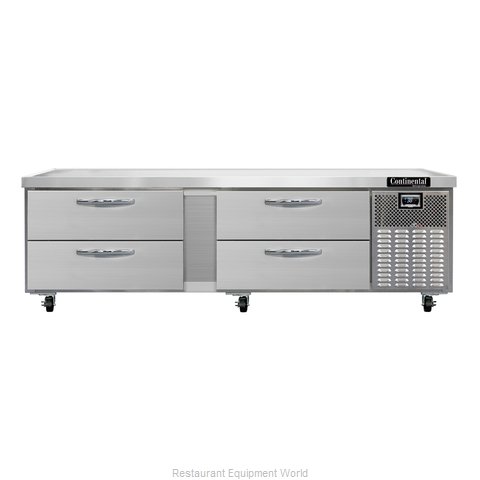 Continental Refrigerator D84GN Equipment Stand, Refrigerated Base