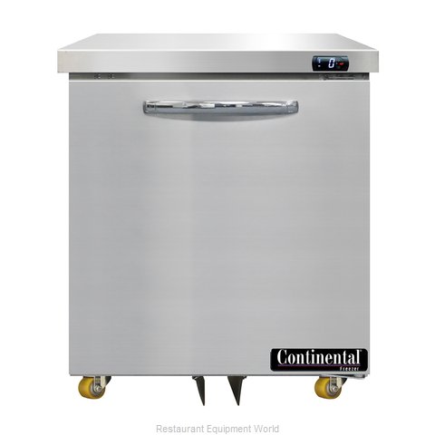 Continental Refrigerator DF27N-U Freezer, Undercounter, Reach-In (Magnified)