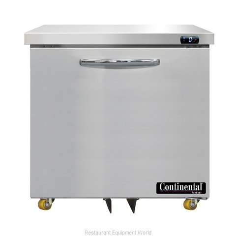 Continental Refrigerator DF32N-U Freezer, Undercounter, Reach-In