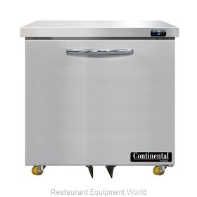 Continental Refrigerator DF32N-U Freezer, Undercounter, Reach-In