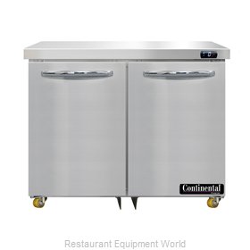 Continental Refrigerator DF36N-U Freezer, Undercounter, Reach-In