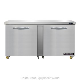 Continental Refrigerator DF60N-U Freezer, Undercounter, Reach-In