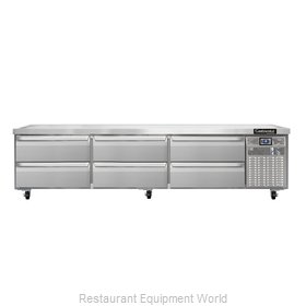 Continental Refrigerator DL108G Equipment Stand, Refrigerated Base