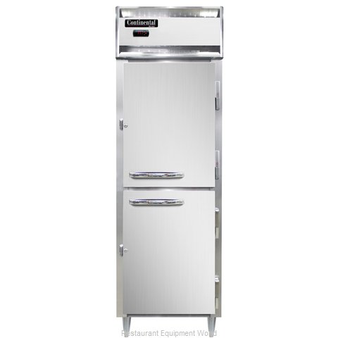 Continental Refrigerator DL1W-SS-HD Heated Cabinet, Reach-In (Magnified)