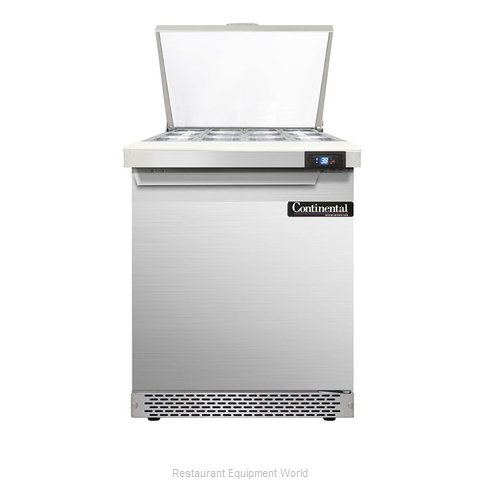 Continental Refrigerator DL27-12M-FB Refrigerated Counter, Mega Top Sandwich / S