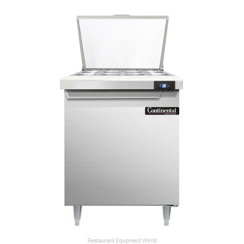 Continental Refrigerator DL27-12M Refrigerated Counter, Mega Top Sandwich / Sala