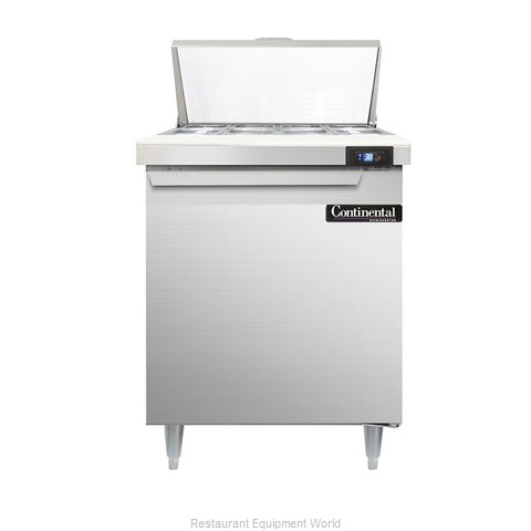 Continental Refrigerator DL27-8 Refrigerated Counter, Sandwich / Salad Top (Magnified)