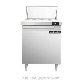 Continental Refrigerator DL27-8 Refrigerated Counter, Sandwich / Salad Top