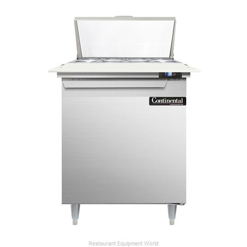 Continental Refrigerator DL27-8C Refrigerated Counter, Sandwich / Salad Top