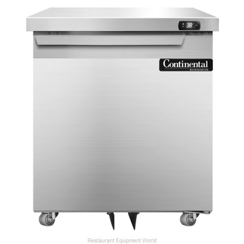 Continental Refrigerator DL27-SS-U Refrigerator, Undercounter, Reach-In