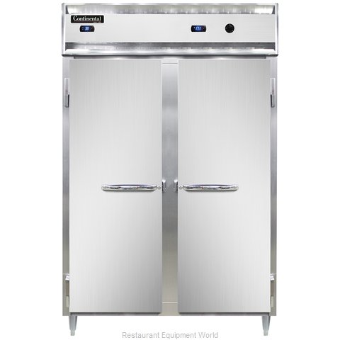 Continental Refrigerator DL2RW-SS-PT Refrigerated/Heated Pass-Thru, Dual Temp