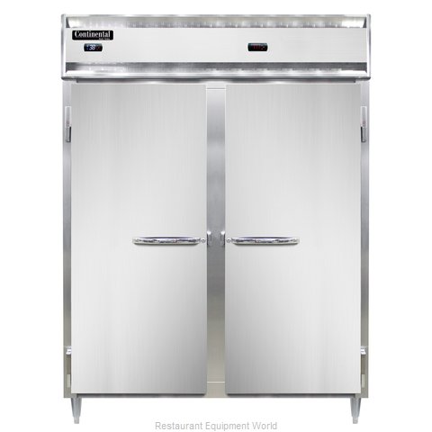 Continental Refrigerator DL2RWE-SS-PT Refrigerated/Heated Pass-Thru, Dual Temp