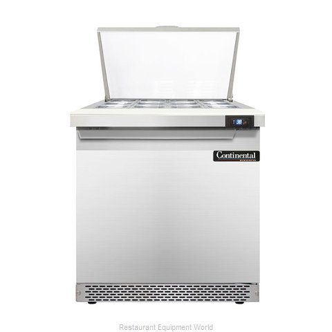 Continental Refrigerator DL32-12M-FB Refrigerated Counter, Mega Top Sandwich / S