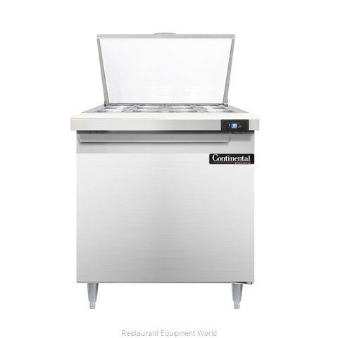 Continental Refrigerator DL32-12M Refrigerated Counter, Mega Top Sandwich / Sala