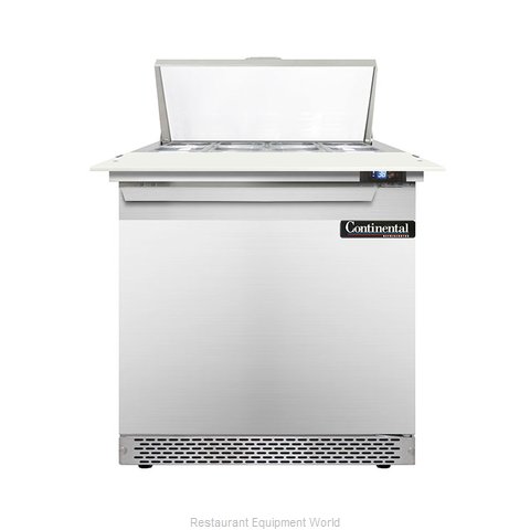 Continental Refrigerator DL32-8C-FB Refrigerated Counter, Sandwich / Salad Top