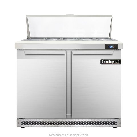 Continental Refrigerator DL36-10-FB Refrigerated Counter, Sandwich / Salad Top