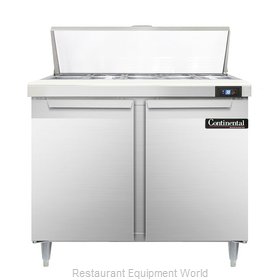 Continental Refrigerator DL36-10 Refrigerated Counter, Sandwich / Salad Top